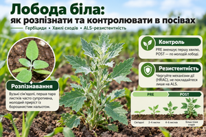 Лобода біла: як розпізнати та контролювати в посівах фото